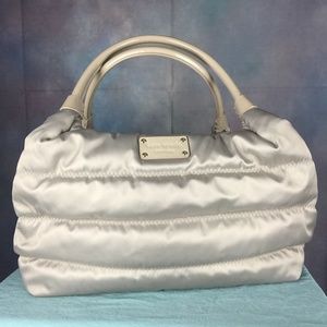 Pre-Loved Kate Spade Silver/Gray Handbag